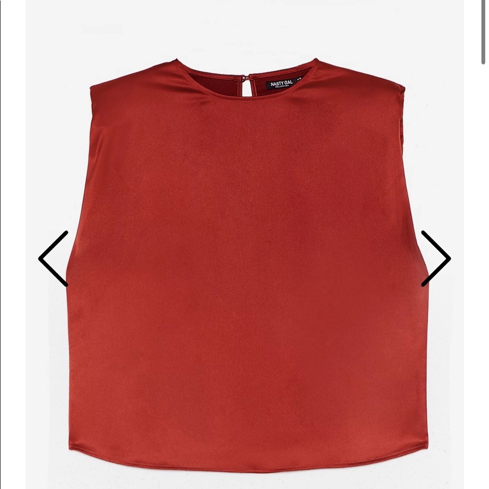 NASTYGAL cropped tank, NWT